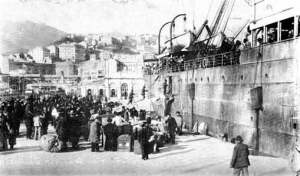 emigranti partono da Genova